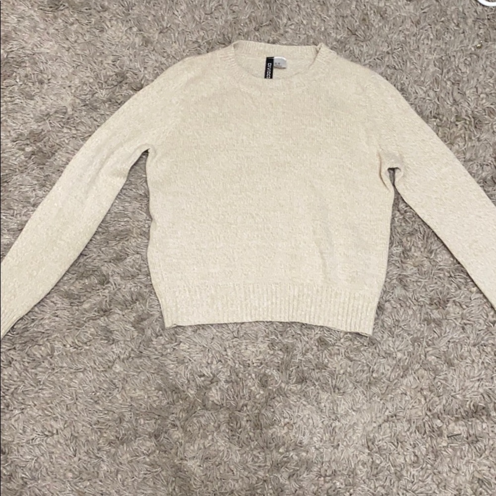 Tan knitted sweater
